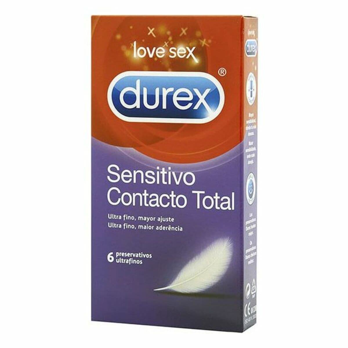 Preservativi Durex Sensitivo Contacto Total 6 Pezzi 1 Pezzi - Image 2