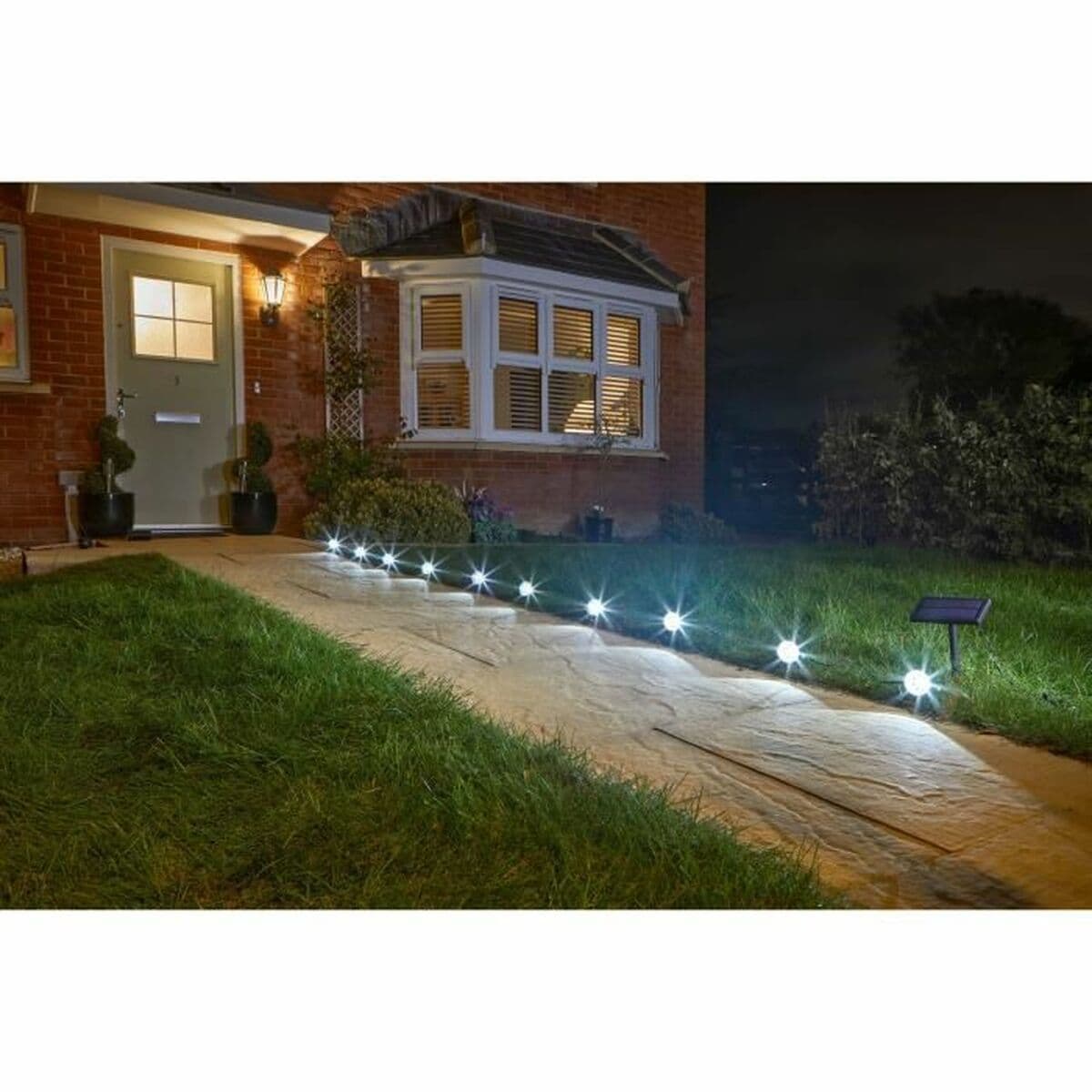LED gaismu vītne Garland Multispot 10-PK Solārais Likme 5 Lm - Image 5