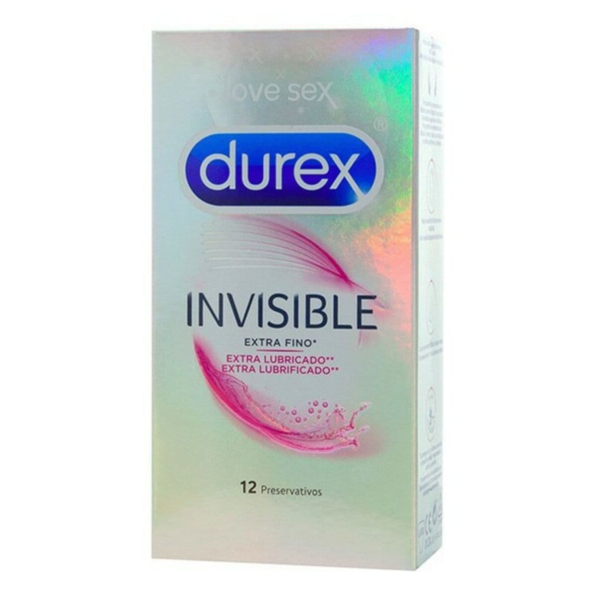 Preservativi Invisible Extra Lubricated Durex Invisible (12 uds) - Image 2