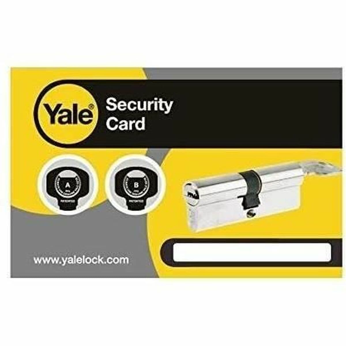 Cilindro de seguridad Yale 30 x 10 mm Latón Puerta de garaje - Image 2