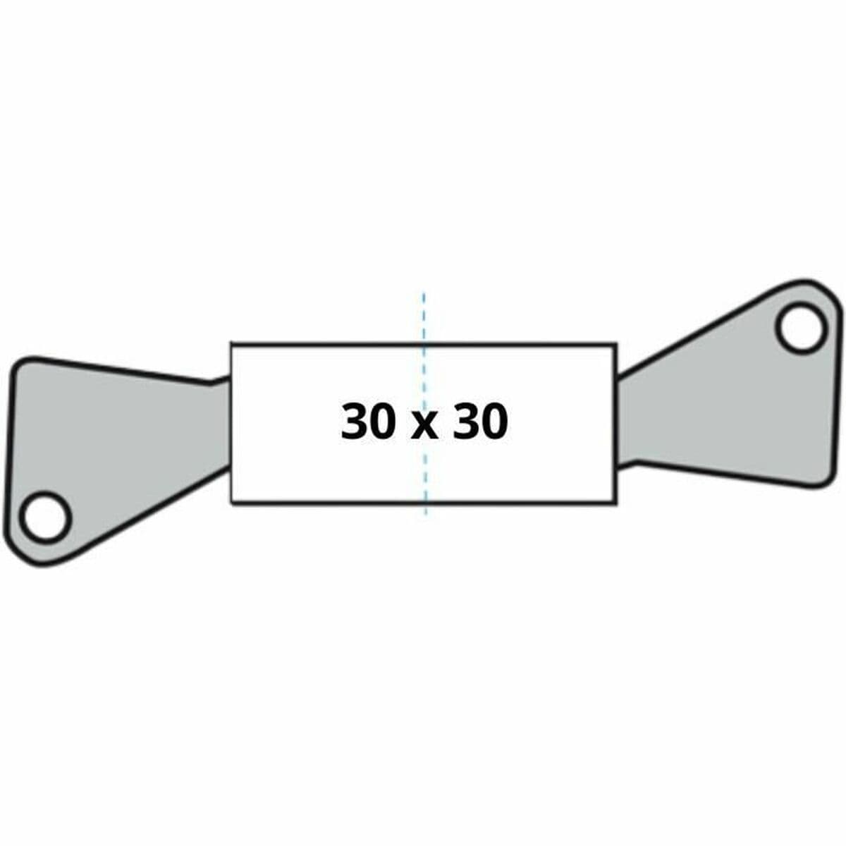 Cilindro de seguridad Yale 30 x 30 mm Latón - Image 4