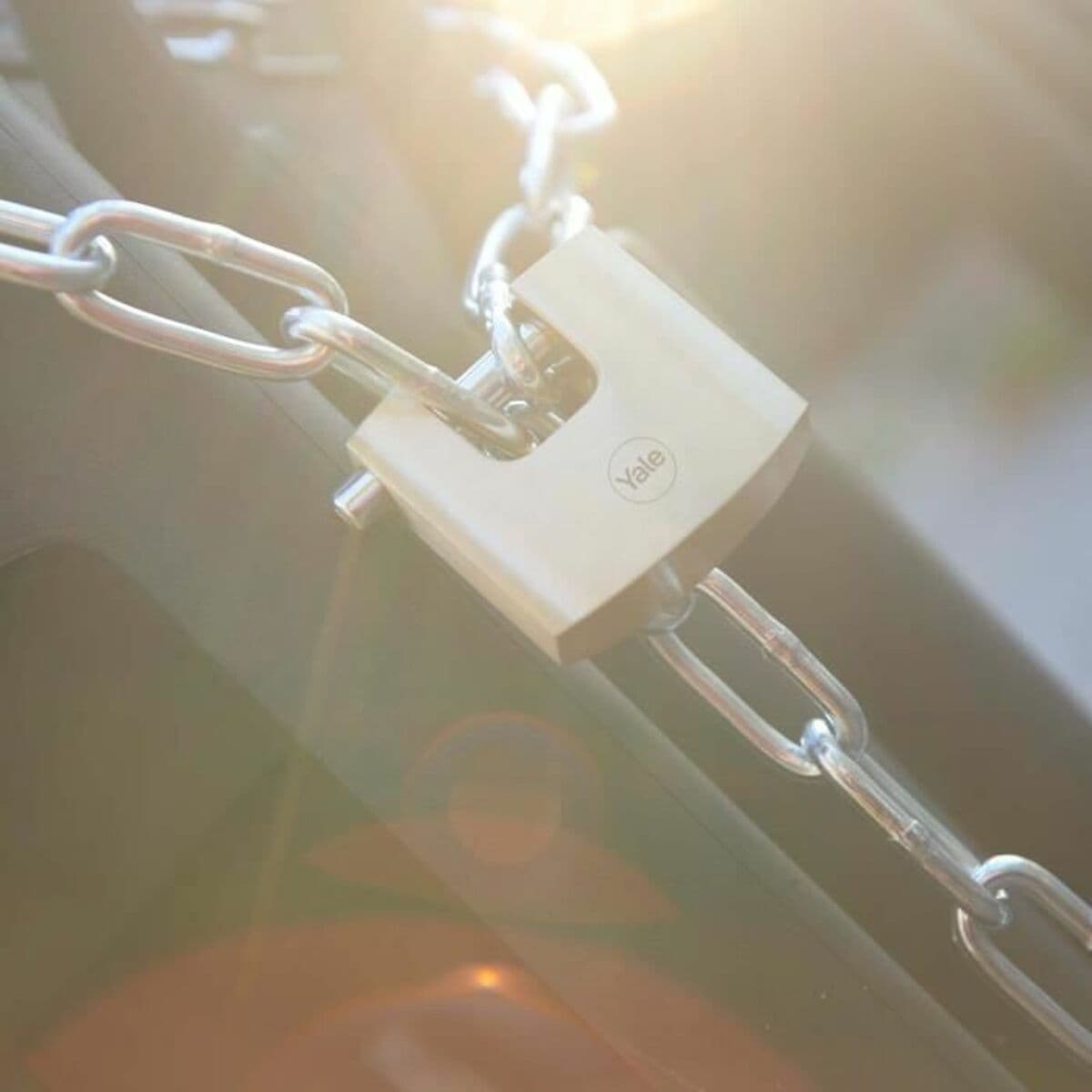 Zamek na klucz Yale Prostokątny Złoty - Image 4