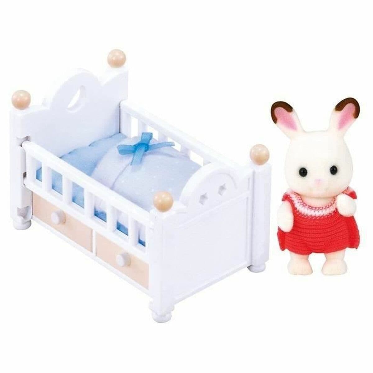 Figura de Acción Sylvanian Families Baby Rabbit Chocolate Bed - Image 2