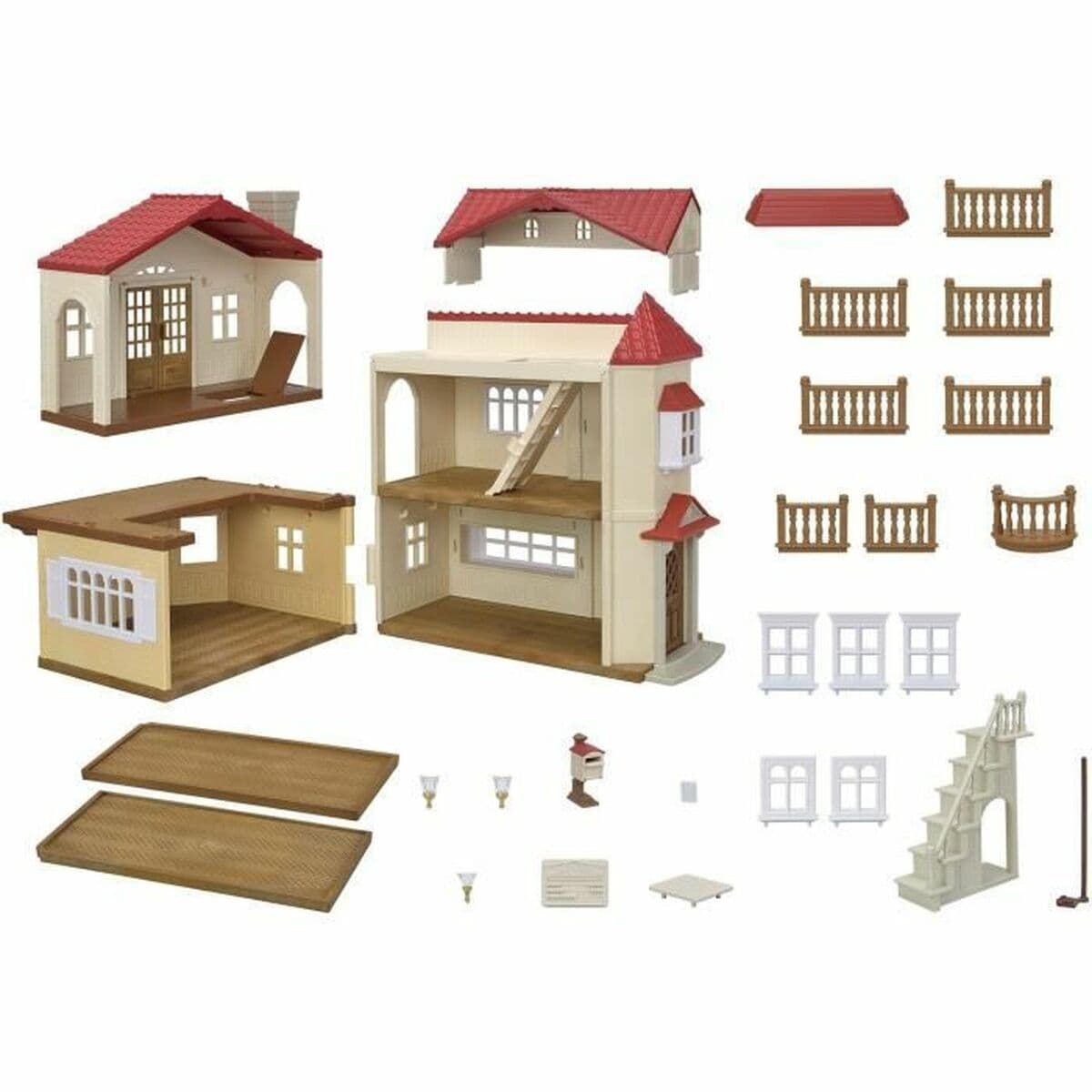 Playset Sylvanian Families Red Roof Country Home Minihaus Hase - Image 2