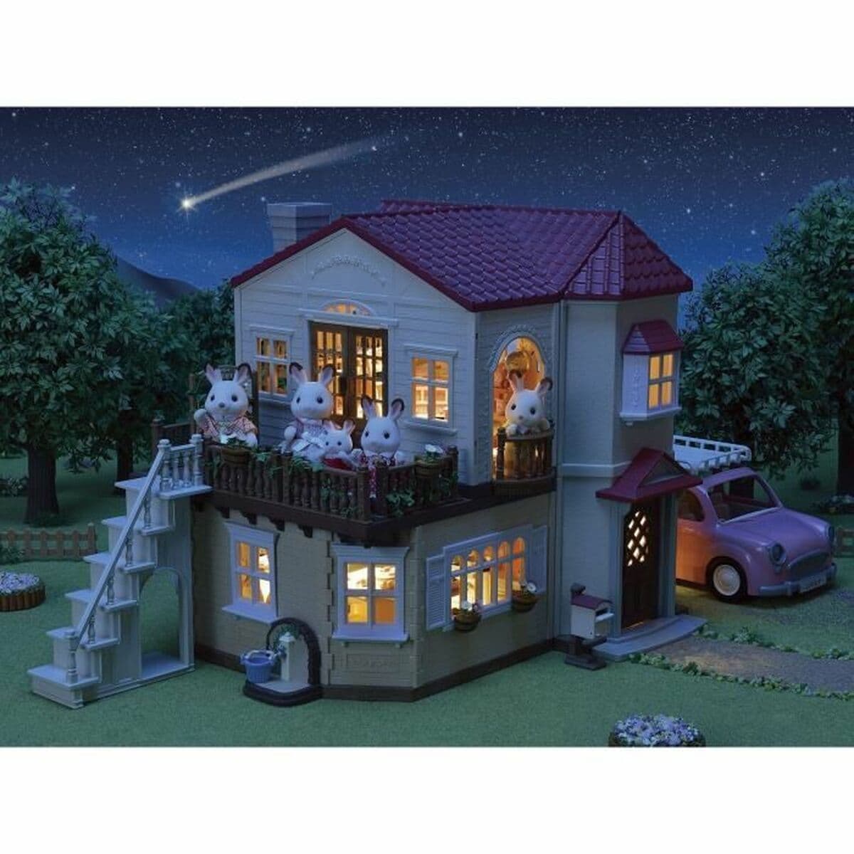 Playset Sylvanian Families Red Roof Country Home Minihaus Hase - Image 6