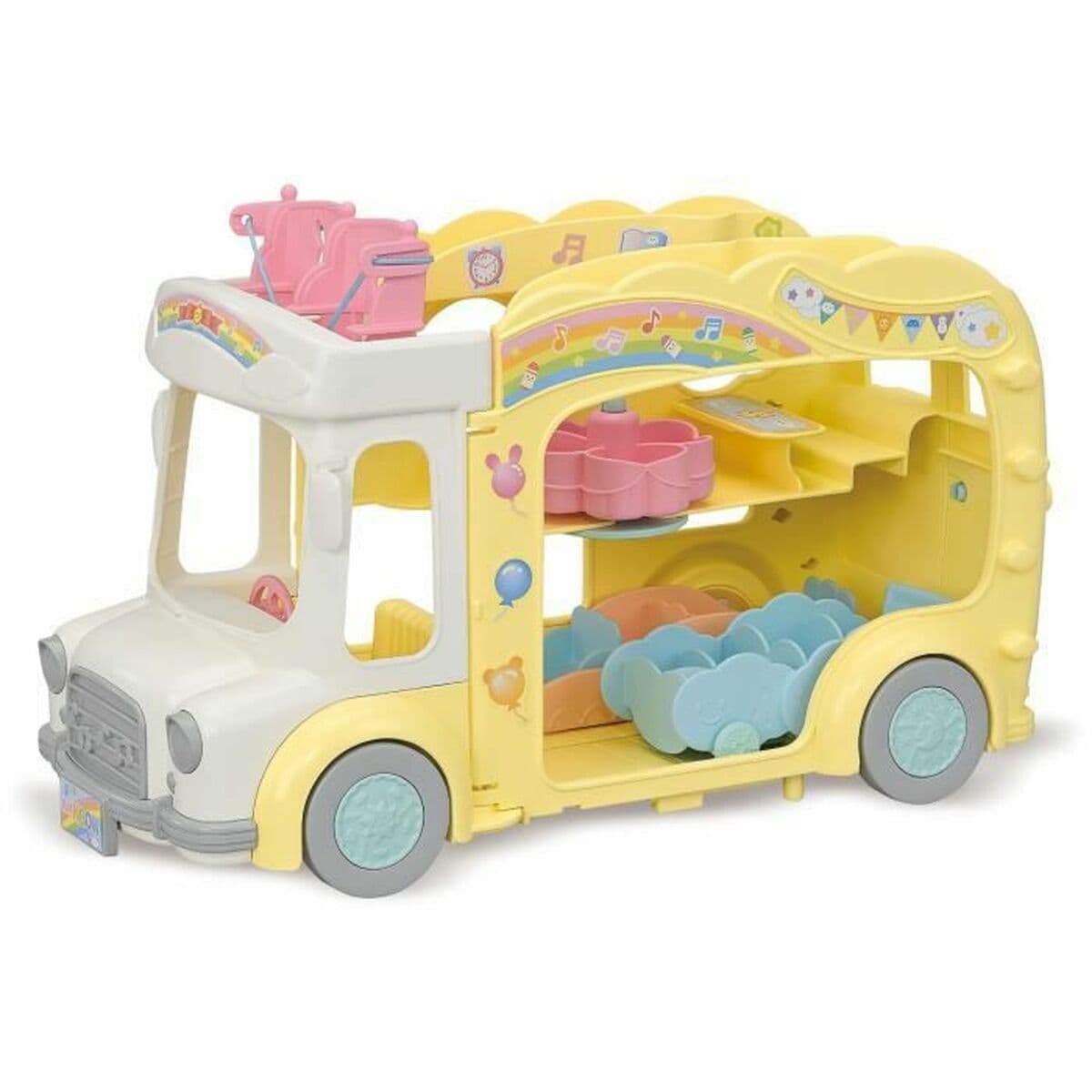 Tilbehør til Dukkehus Sylvanian Families 5744 Rainbow Fun Nursery Bus - Image 3