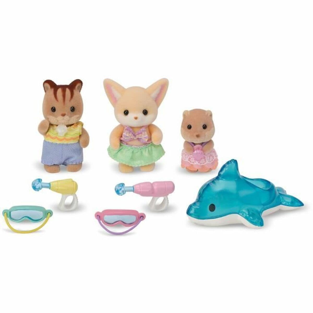 Accesorios para casa de Muñecas Sylvanian Families 5749 Nursery Friends Pool Fun trio - Image 3