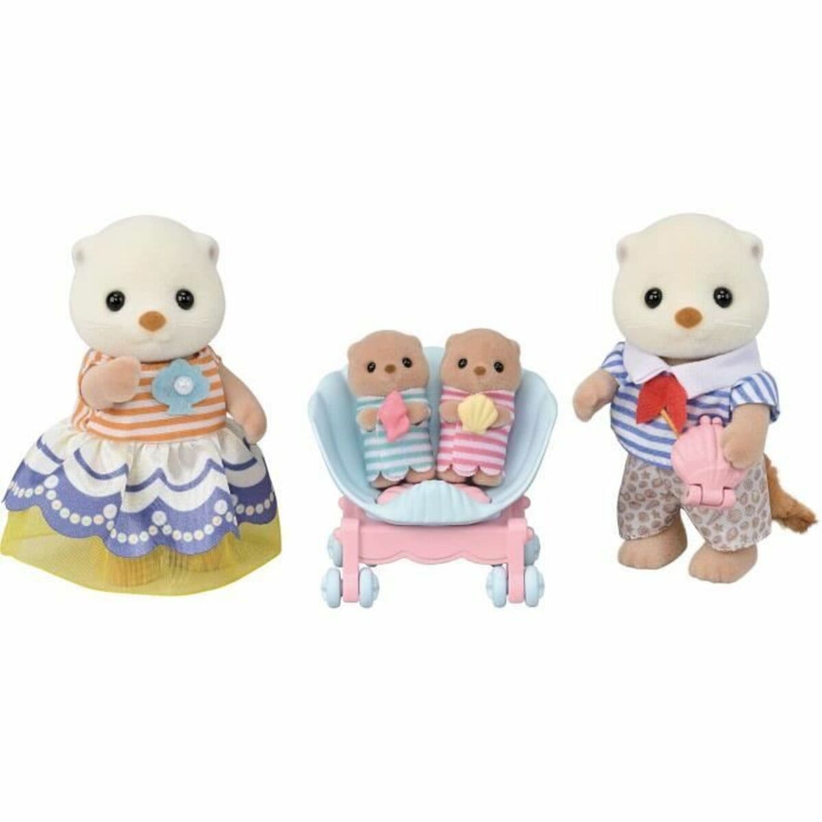 Przegubowa Figura Sylvanian Families La familia de las nutrias marinas zwierzęta - Image 6