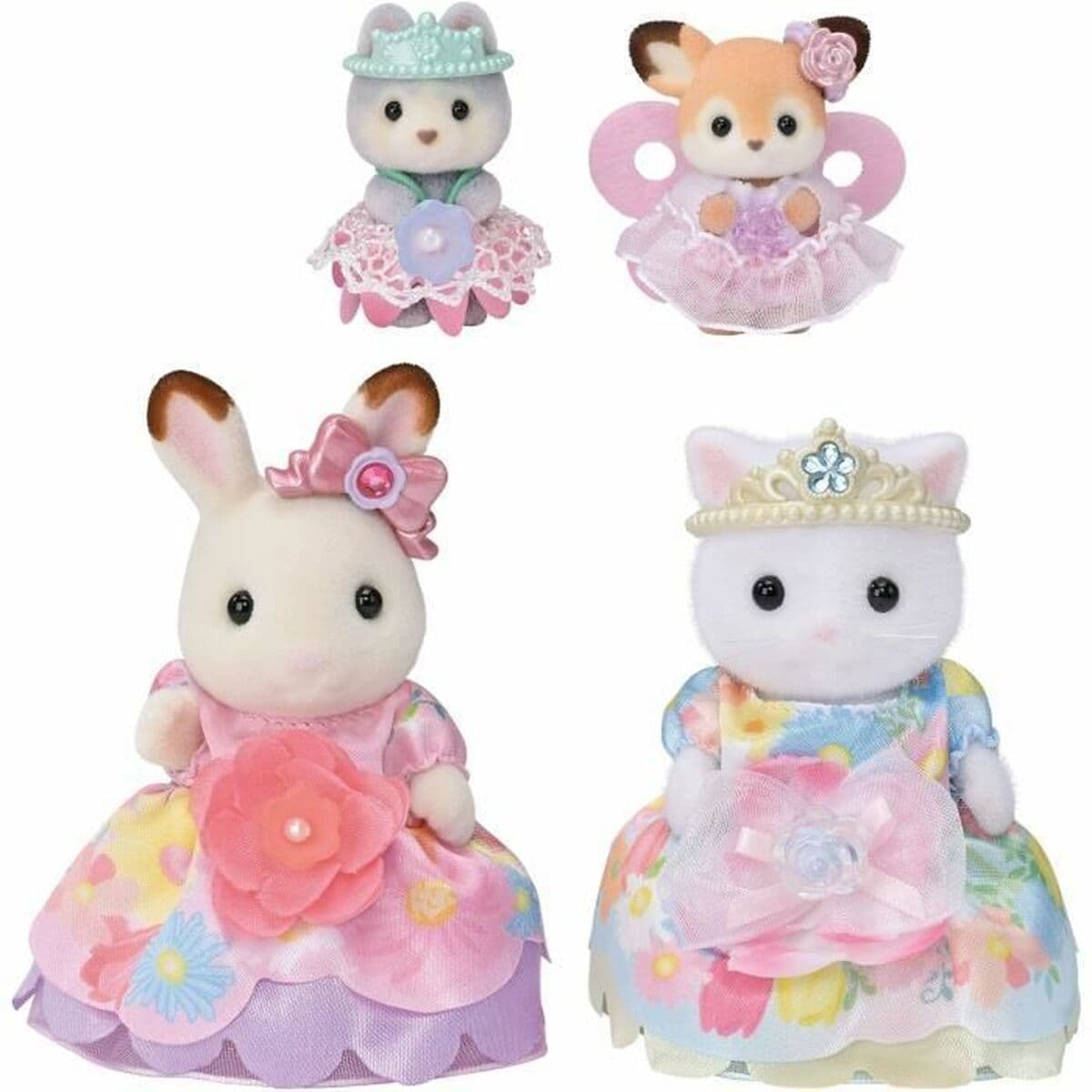 Figura Articulada Sylvanian Families Princesas con vestidos de flores Princesa - Image 3