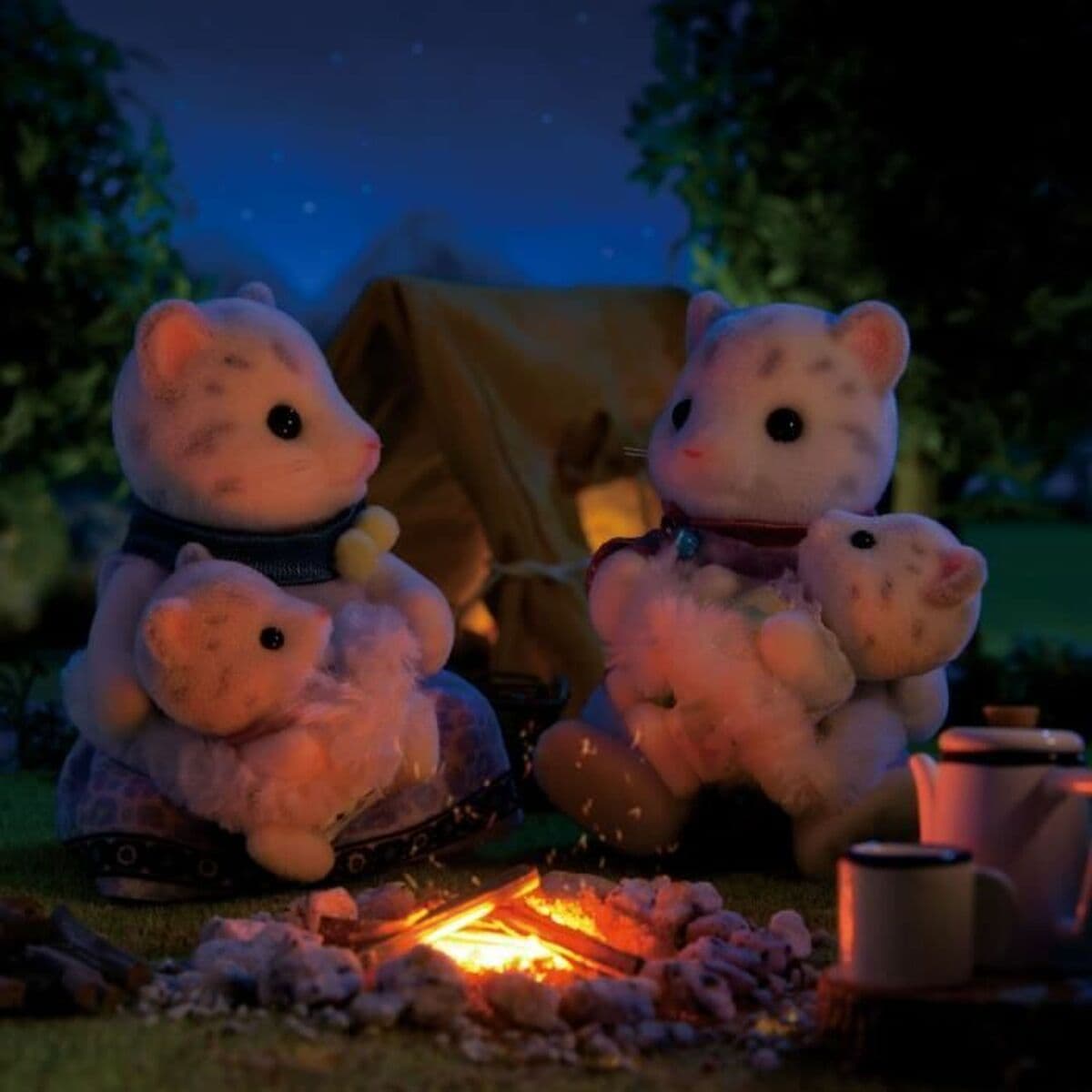 Playset Sylvanian Families Snow Leopard Family Multicolour - Image 5