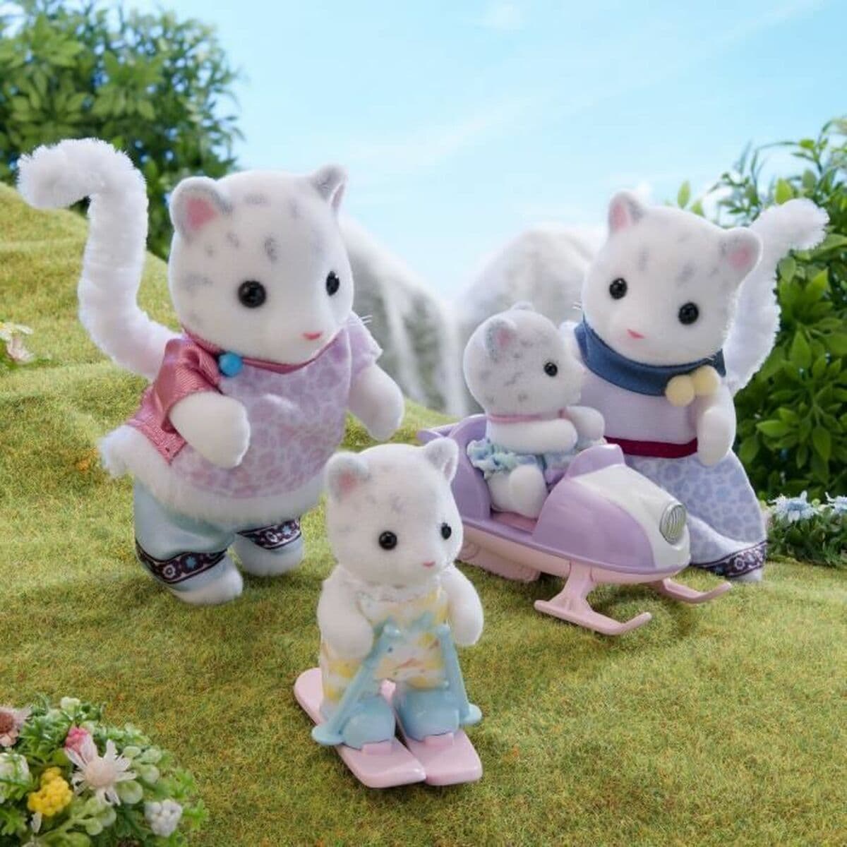 Playset Sylvanian Families Snow Leopard Family Multicolour - Image 6