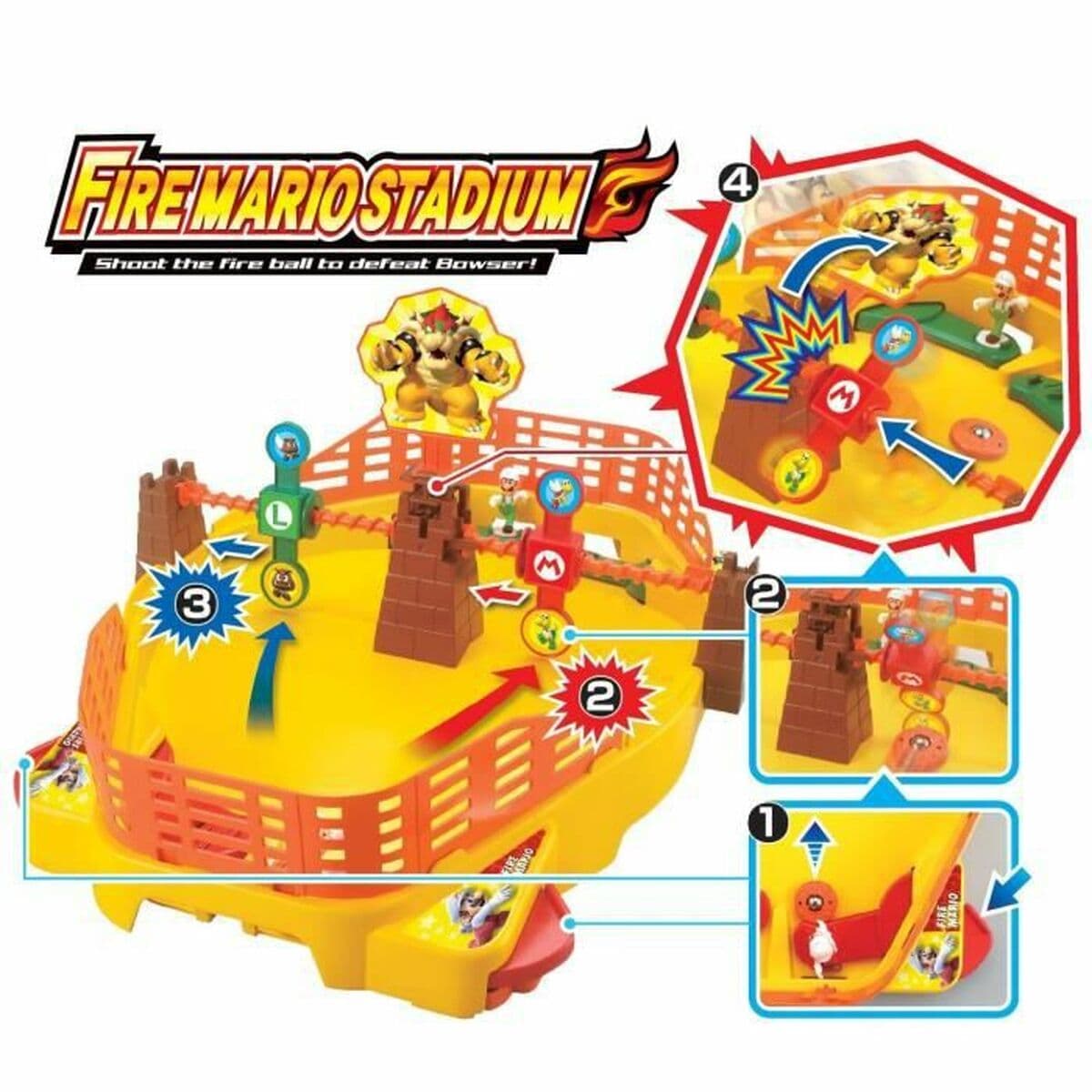 Spēlētāji Super Mario Fire Mario Stadium - Image 3