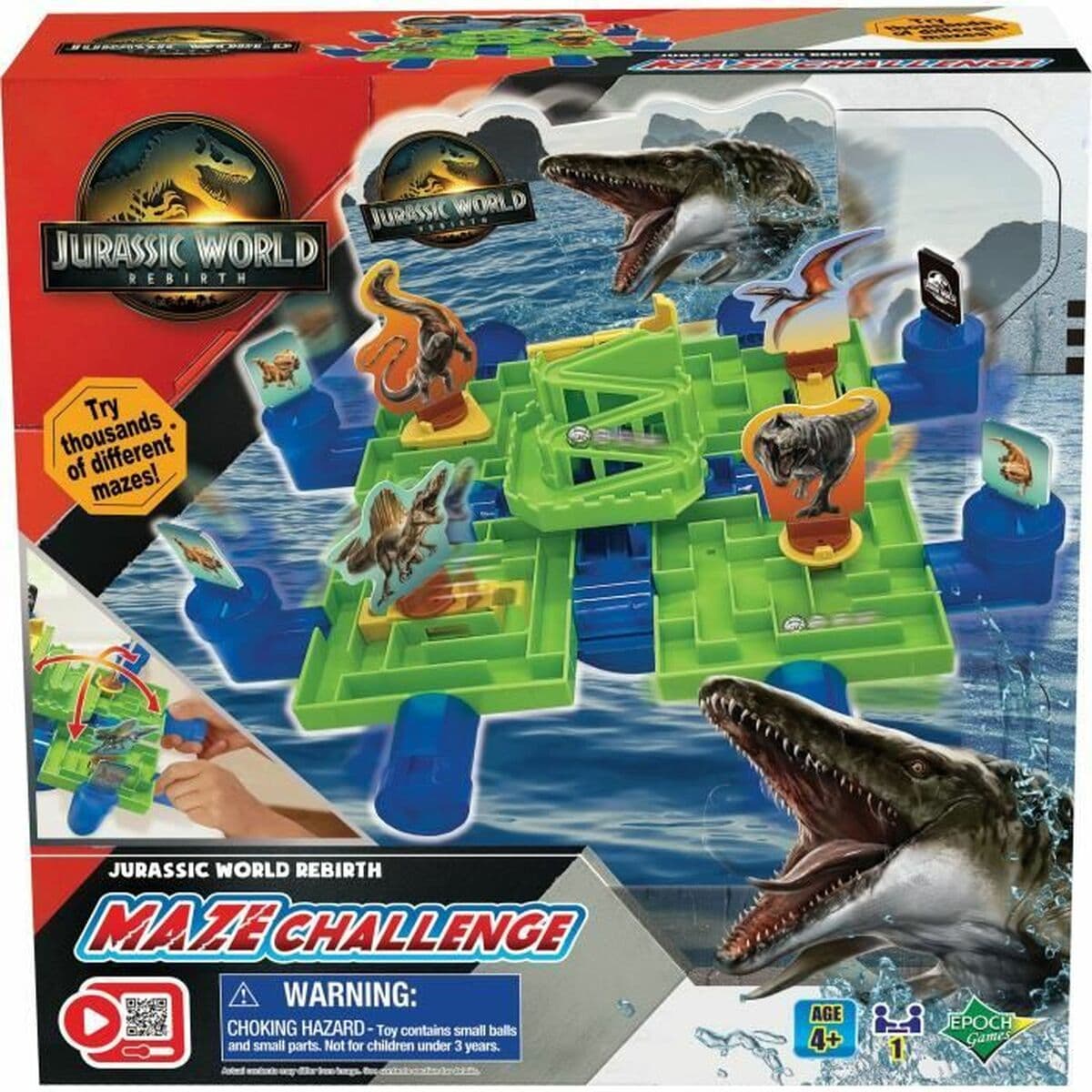 Jogo de Mesa EPOCH D'ENFANCE Jurassic World Maze Challenge 26 x 10 x 26 cm