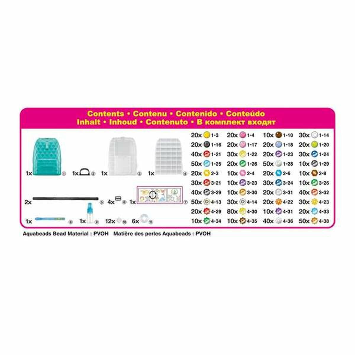 Amatų žaidimas Aquabeads 31993 Spalvotas - Image 4
