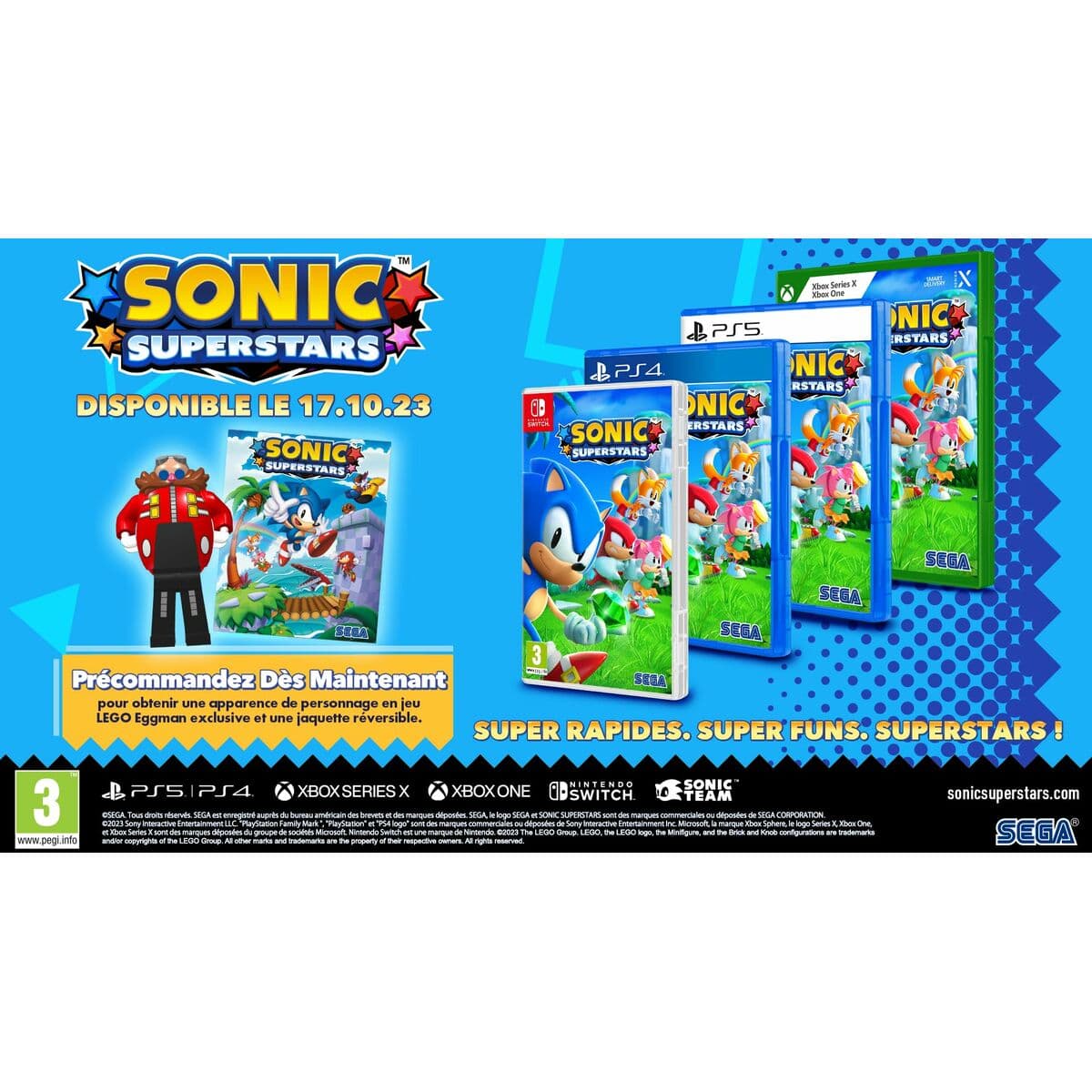 PlayStation 5 Videospel SEGA Sonic Superstars (FR) - Image 2