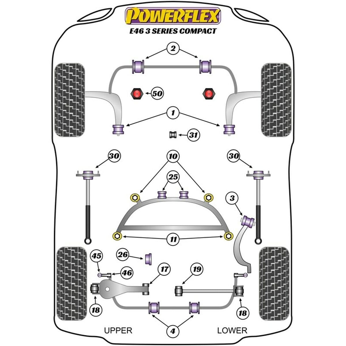 Silentblock Powerflex PFR5-4626 Trasera - Image 2