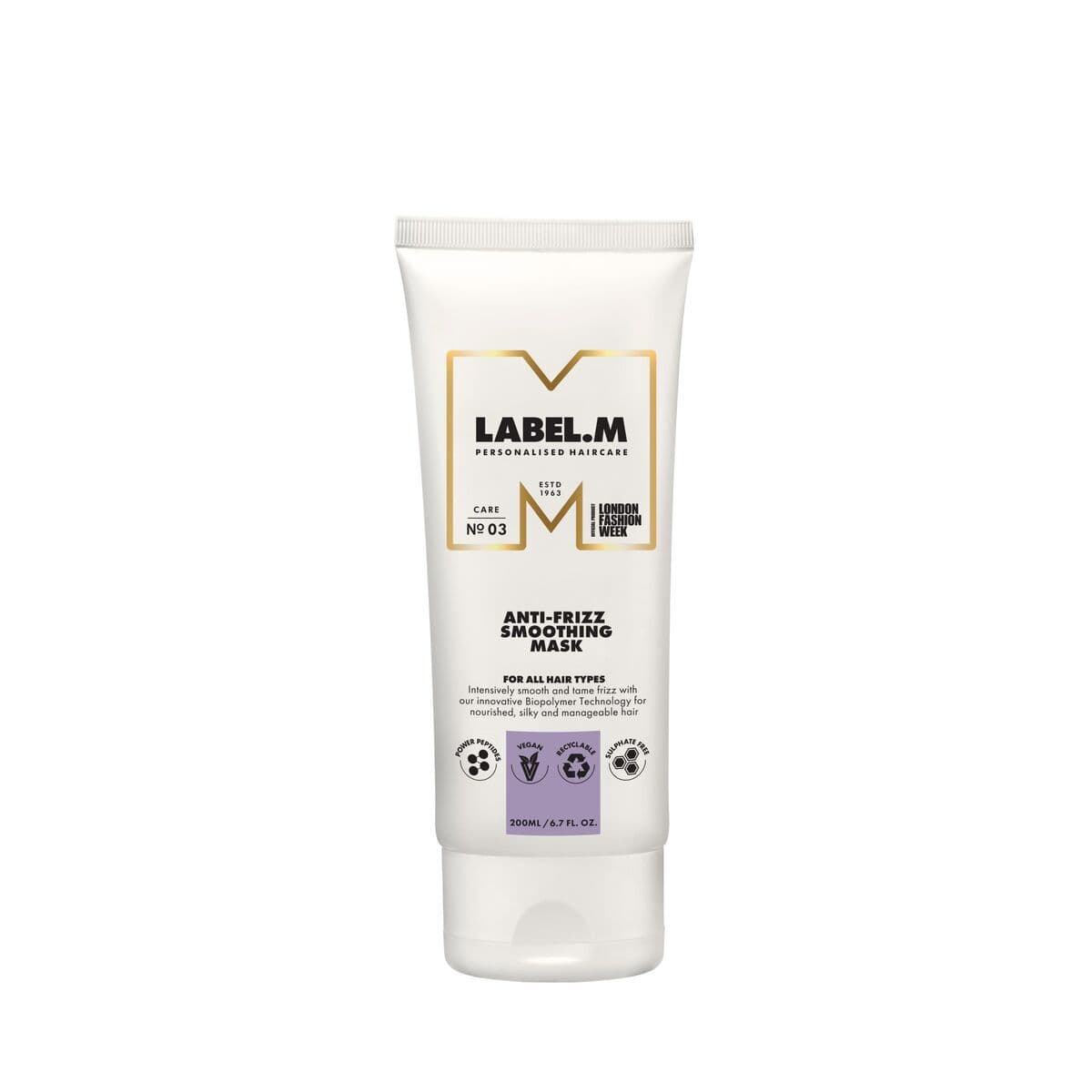 Plaukų kaukė Label.M Anti-Frizz Smoothing Mask 200 ml