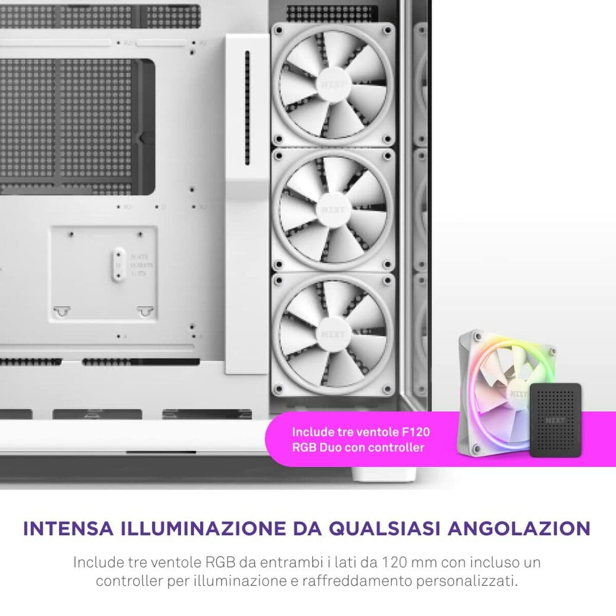 Unitate Semi-tower ATX NZXT CM-H91EW-01 Alb - Image 12