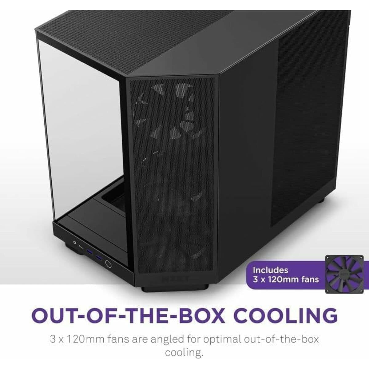 Caja Semitorre ATX NZXT CC-H61FB-01 Negro - Image 28