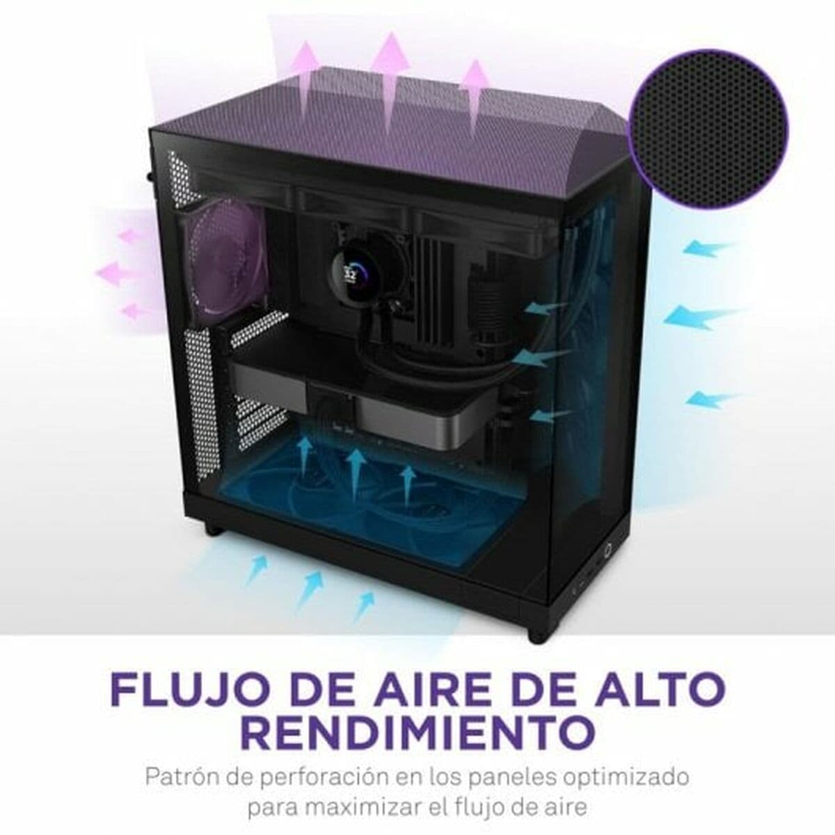 Caja Semitorre ATX NZXT CC-H61FB-01 Negro - Image 35