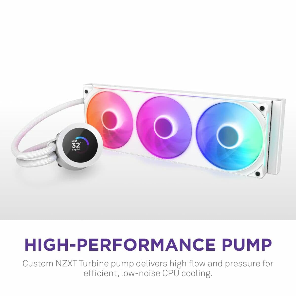 Kit de Refrigeración Líquida NZXT RL-KR360-W2 Kraken Plus 360 RGB - Image 9