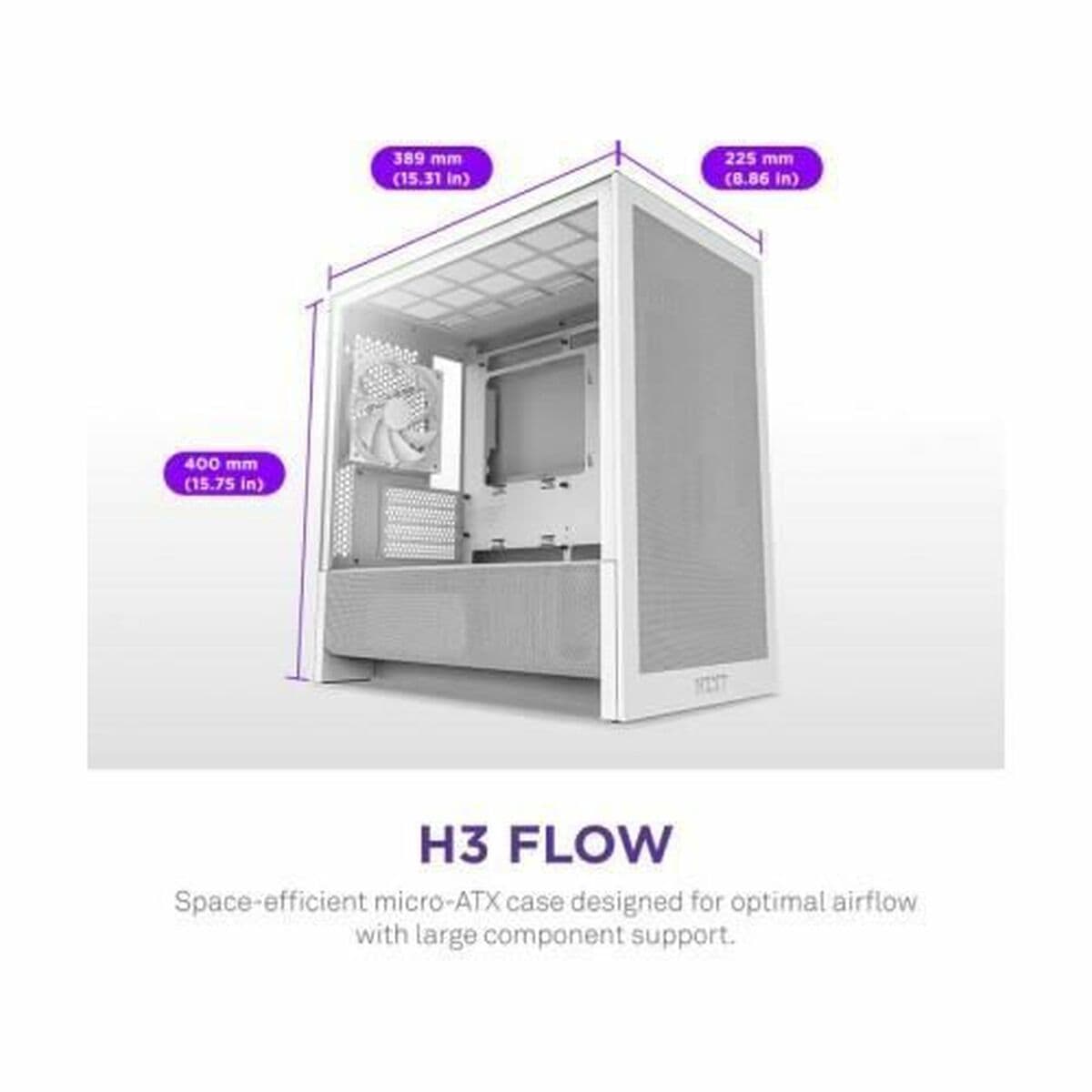 ATX Semi-Tower Gehäuse NZXT NZXT Weiß - Image 2