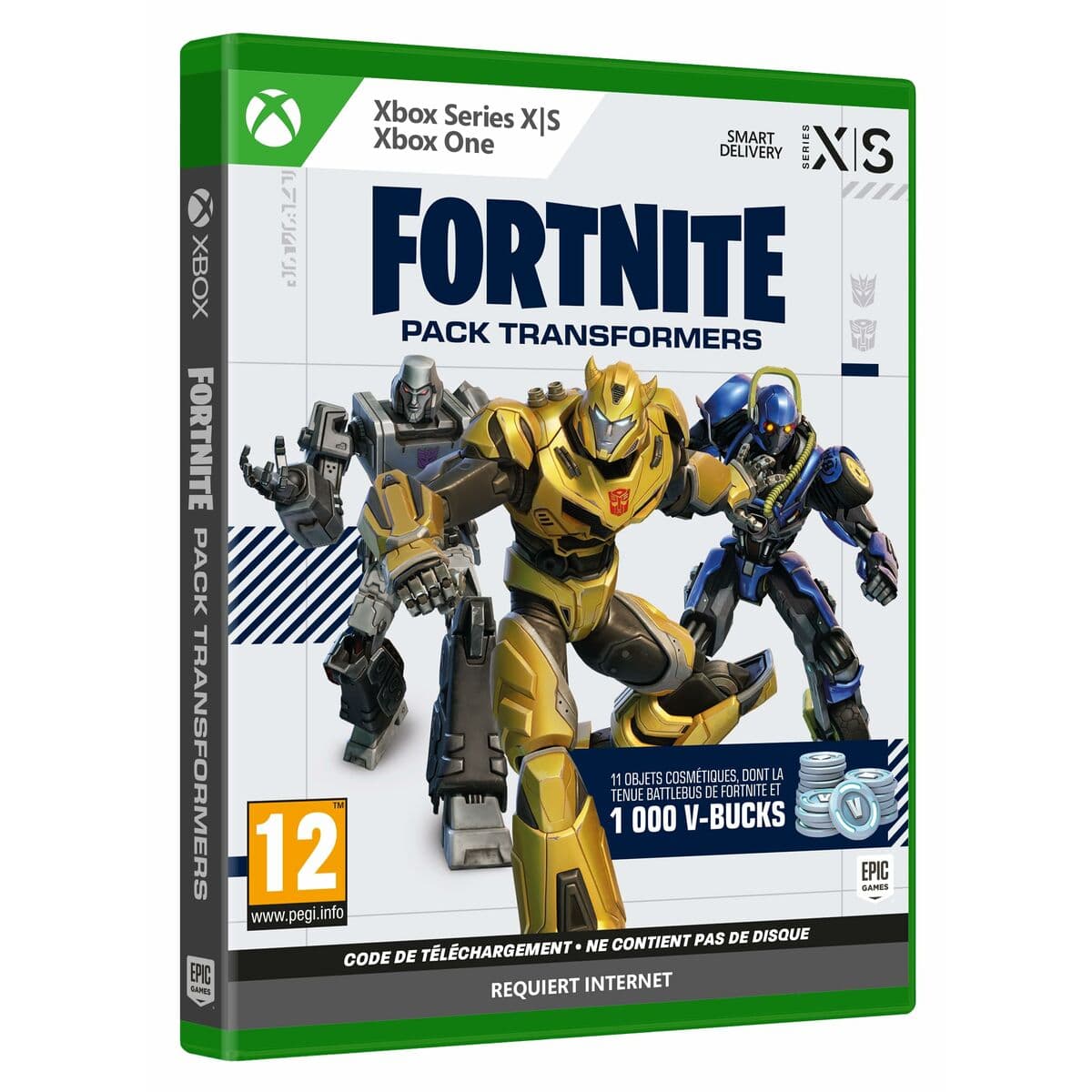 Xbox One / Series X vaizdo žaidimas Fortnite Pack Transformers (FR) Atsisiųsti kodą - Image 2
