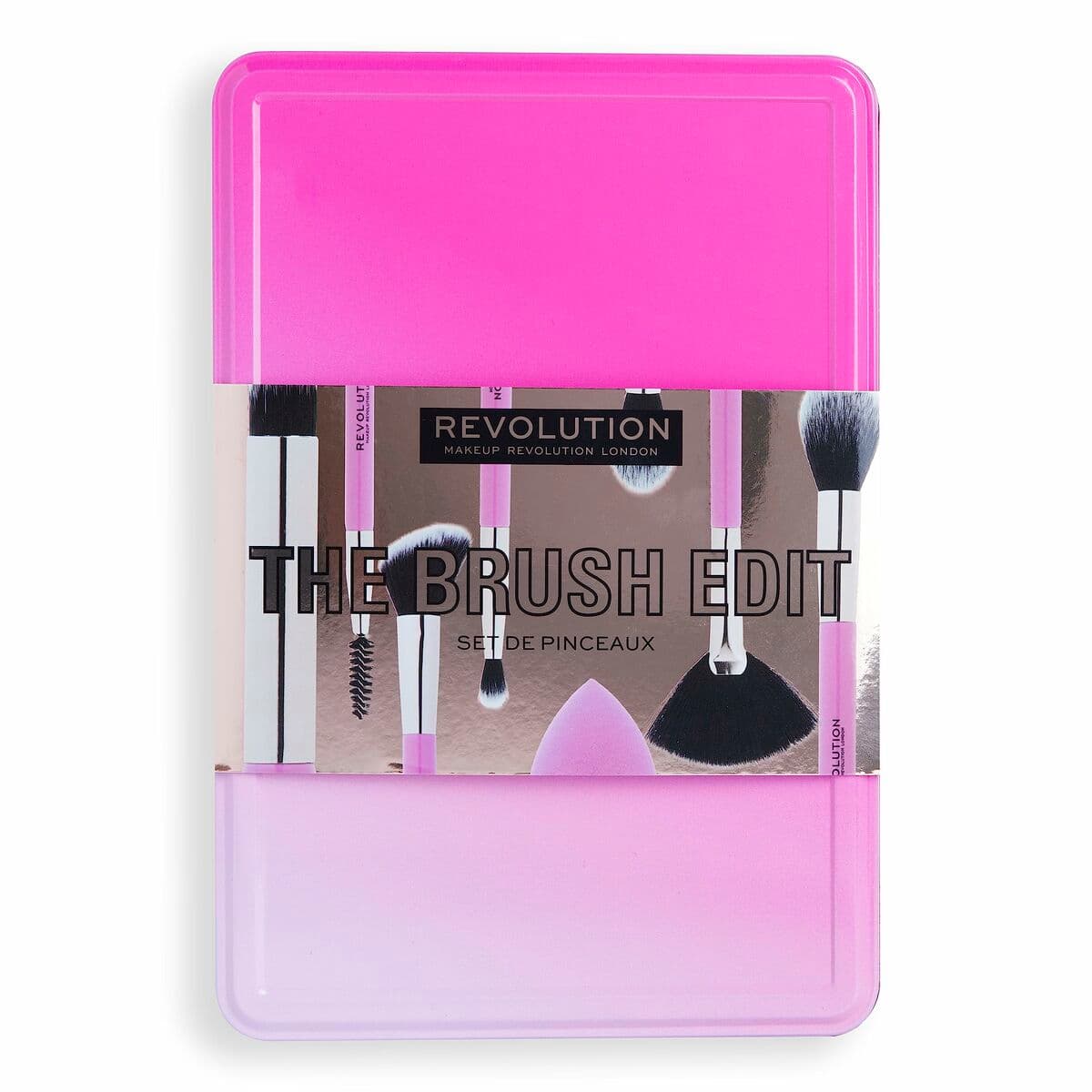 Set de Brochas de Maquillaje Revolution Make Up The Brush Edit Rosa 8 Piezas - Image 3
