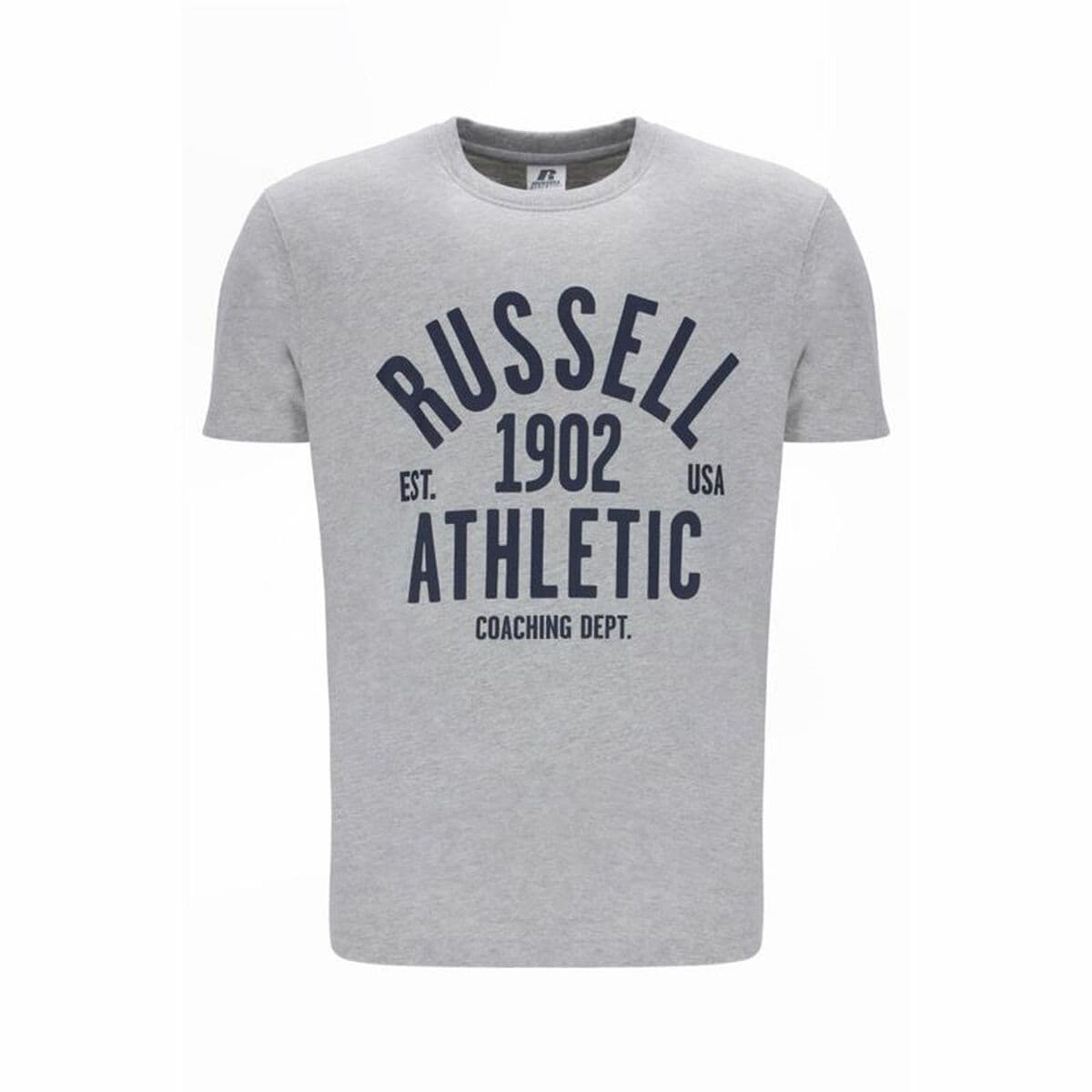 Herren Kurzarm-T-Shirt Russell Athletic AMT A40101 Grau