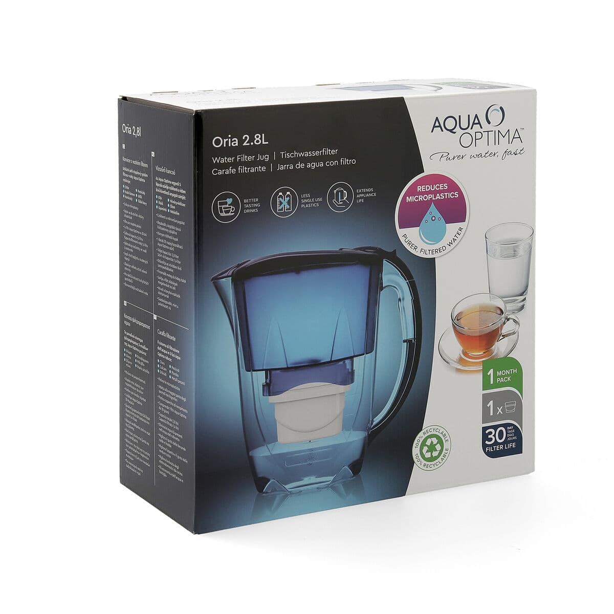 Jarra Filtrante Aqua Optima Azul Plástico 2,8 L - Image 7