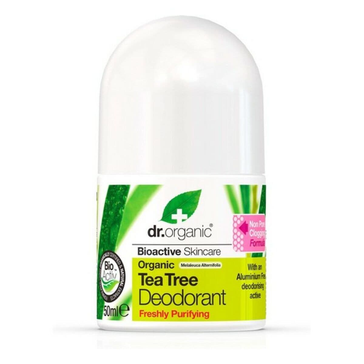 Desodorante Roll-On Dr.Organic DR00145 50 ml Árbol de té