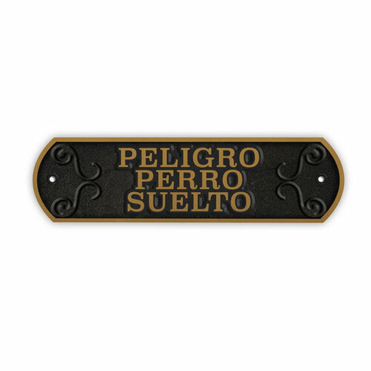 Lenta Magnet & Steel Peligro perro Suelto 24 x 7,2 cm - Image 2