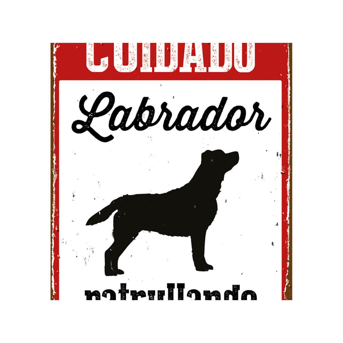 Rotaļu ēdiena komplekts Magnet & Steel Cuidado Labrador Patrullando 14,8 x 21 cm - Image 2