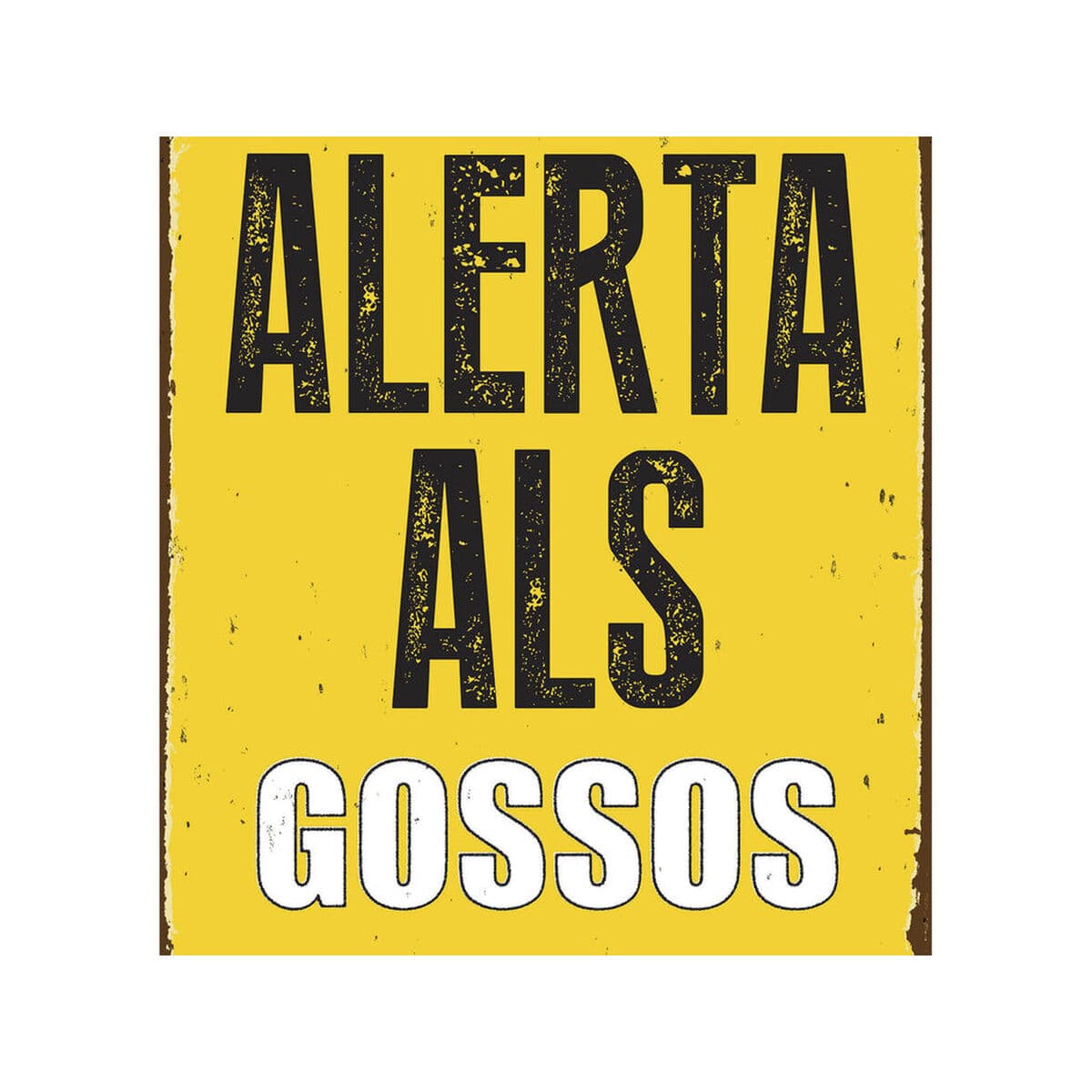 Placa Magnet & Steel Alerta als Gossos 14,8 x 21 cm - Image 2