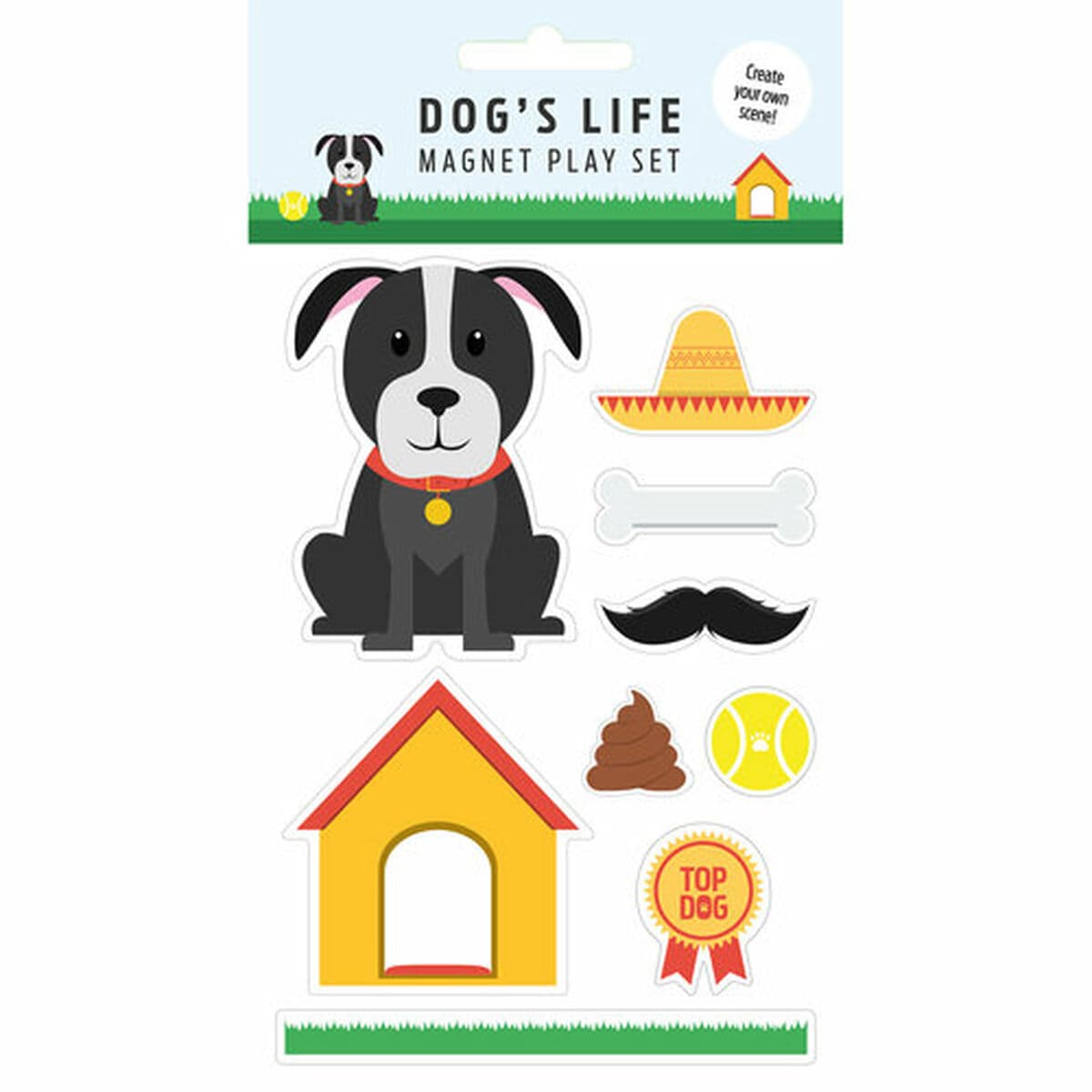 Magnetid Magnet & Steel Koer Mitmevärviline Metall 9 Tükid, osad - Image 3