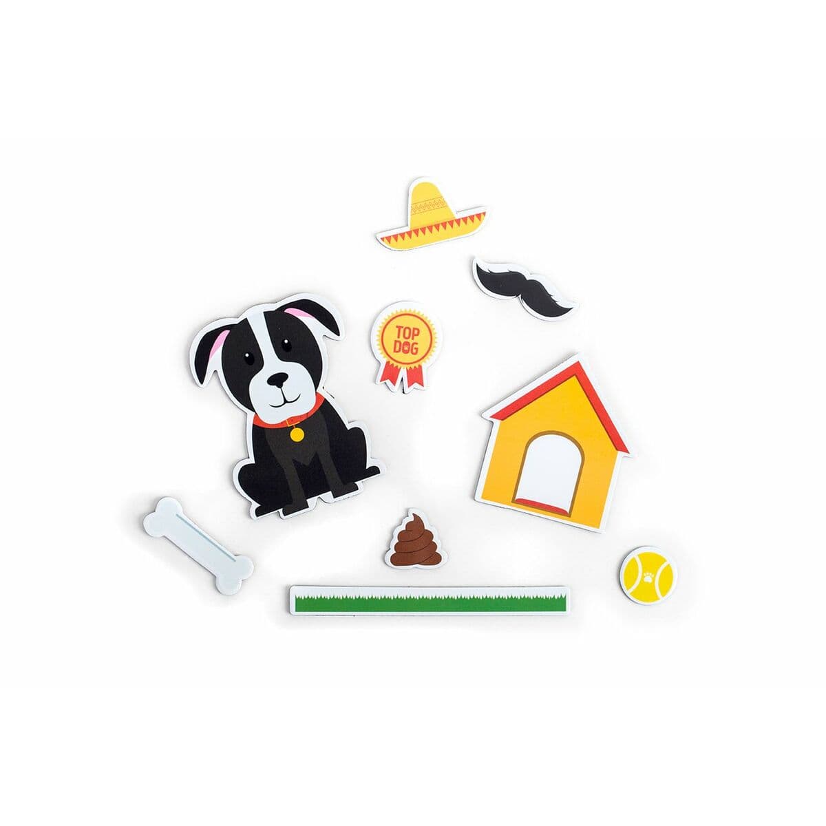 Magnetid Magnet & Steel Koer Mitmevärviline Metall 9 Tükid, osad - Image 2