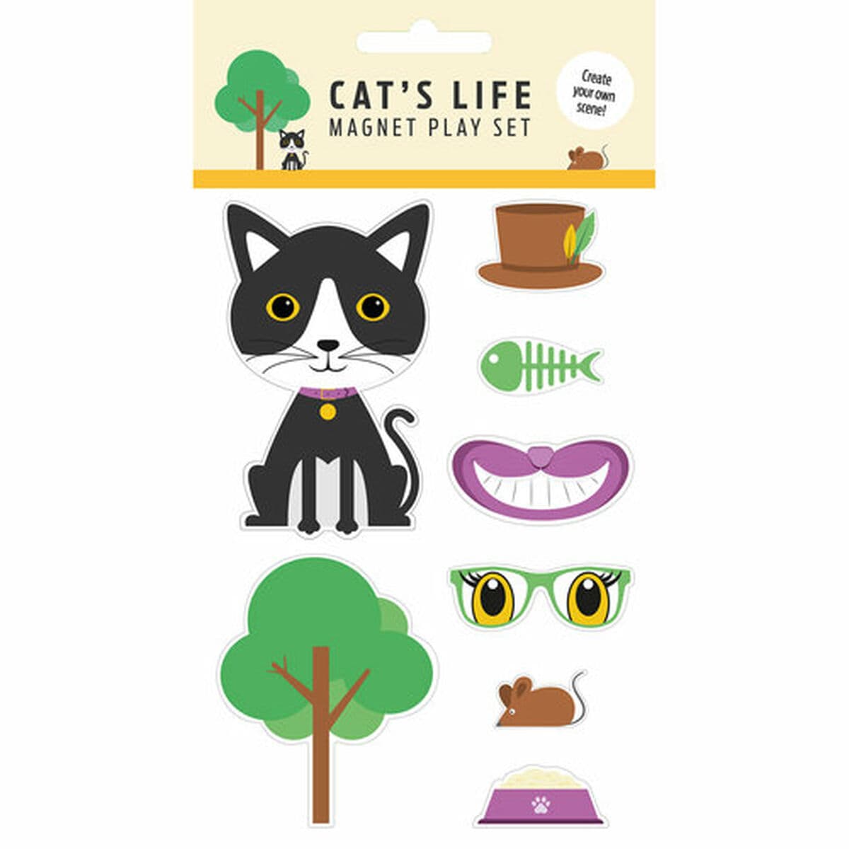 Magnetid Magnet & Steel Mitmevärviline Kass 8 Tükid, osad - Image 2