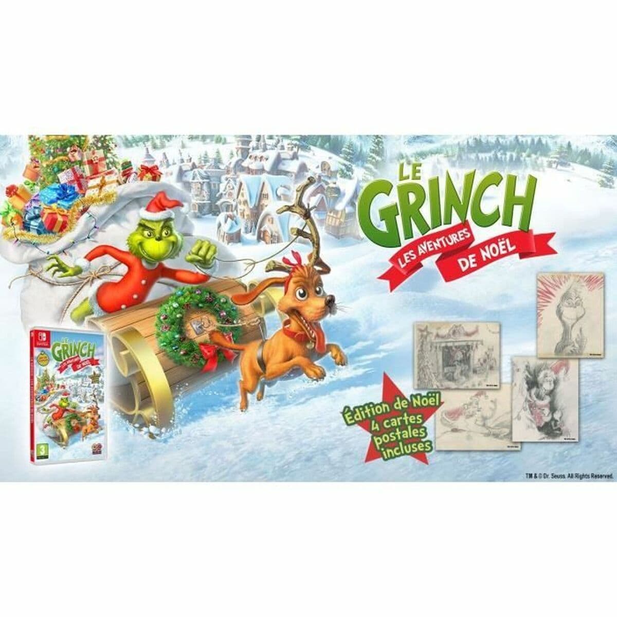 Videopeli Switchille Bandai Namco Le Grinch : Les Aventures de Noël - Image 2