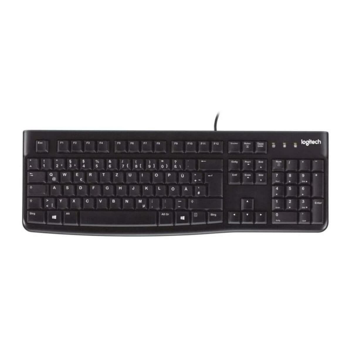 Tastatur Logitech K120 Schwarz Qwerty Spanisch Spanisch