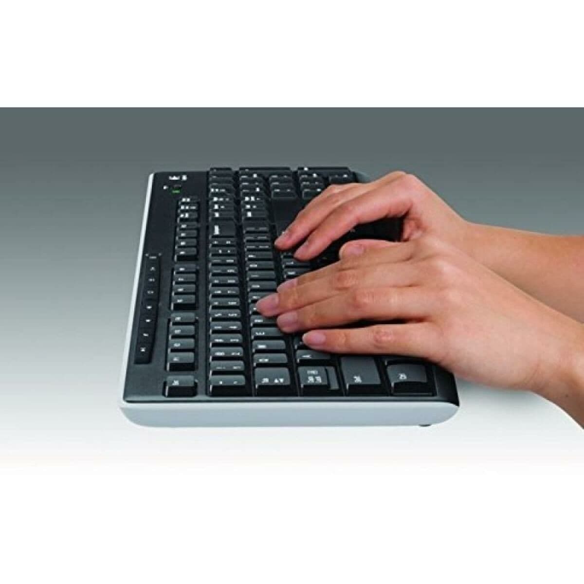 Belaidė klaviatūra Logitech K270 Juoda Ispaniška Qwerty 2.4 GHz - Image 10