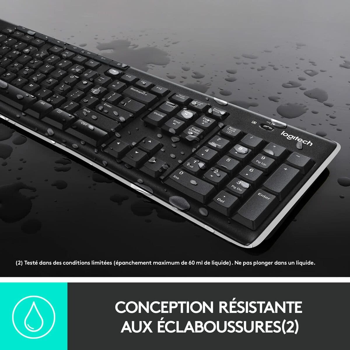 clavier et souris Logitech 920-003748 Noir Français AZERTY - Image 17