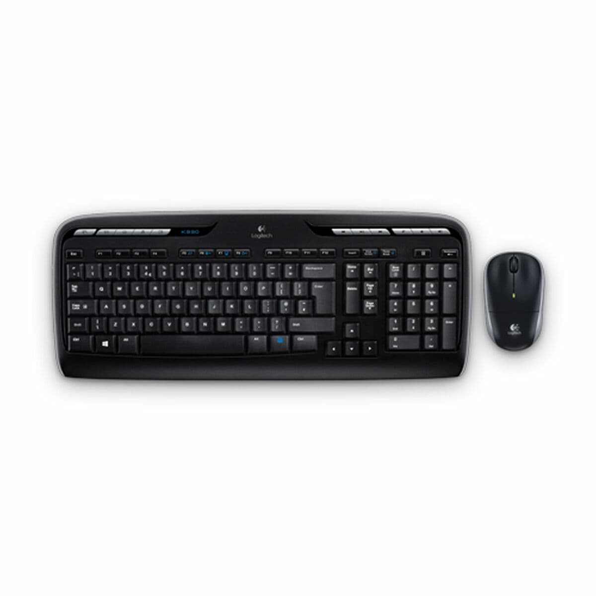 Tangentbord och Mus Logitech MK330 Svart Qwerty Spanska - Image 2