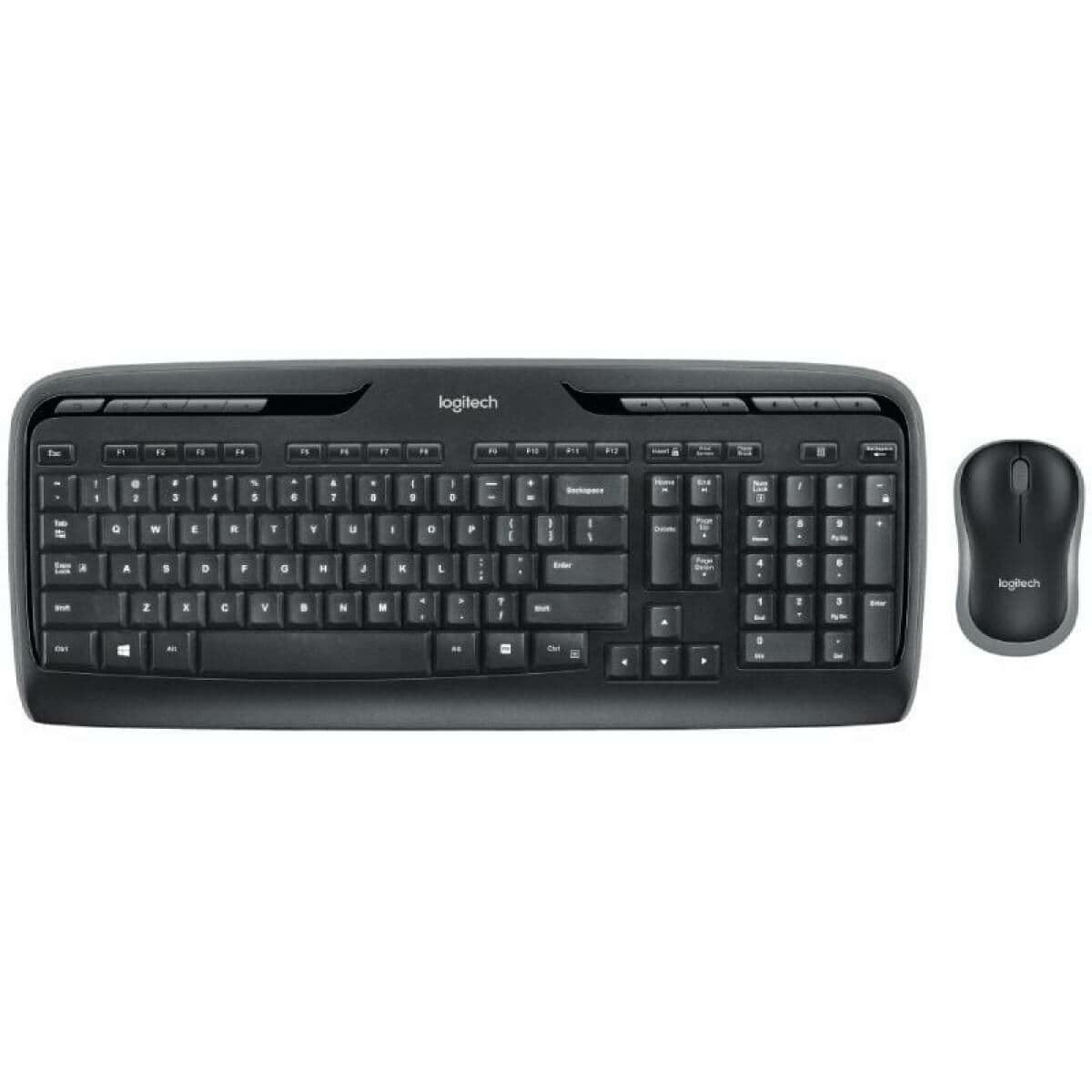 Tangentbord och Mus Logitech MK330 Svart Qwerty Spanska - Image 3