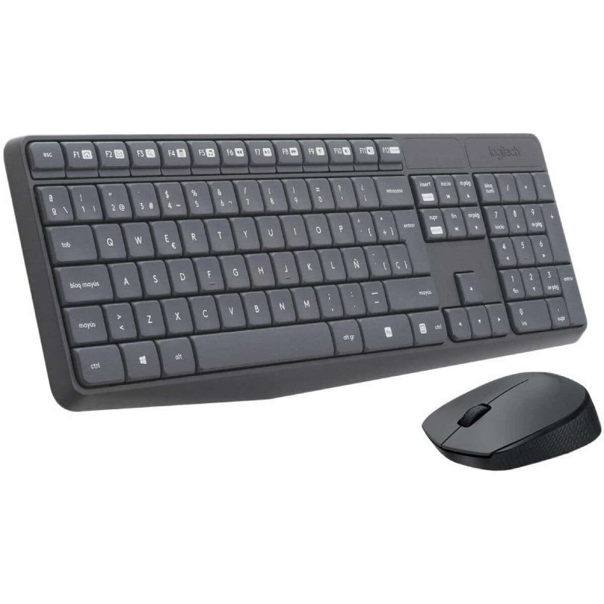 Teclado y Ratón Inalámbrico Logitech 920-007919 Negro Gris Qwerty Español - Image 6