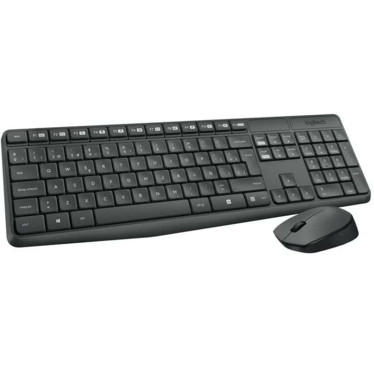 Teclado y Ratón Inalámbrico Logitech 920-007919 Negro Gris Qwerty Español - Image 7