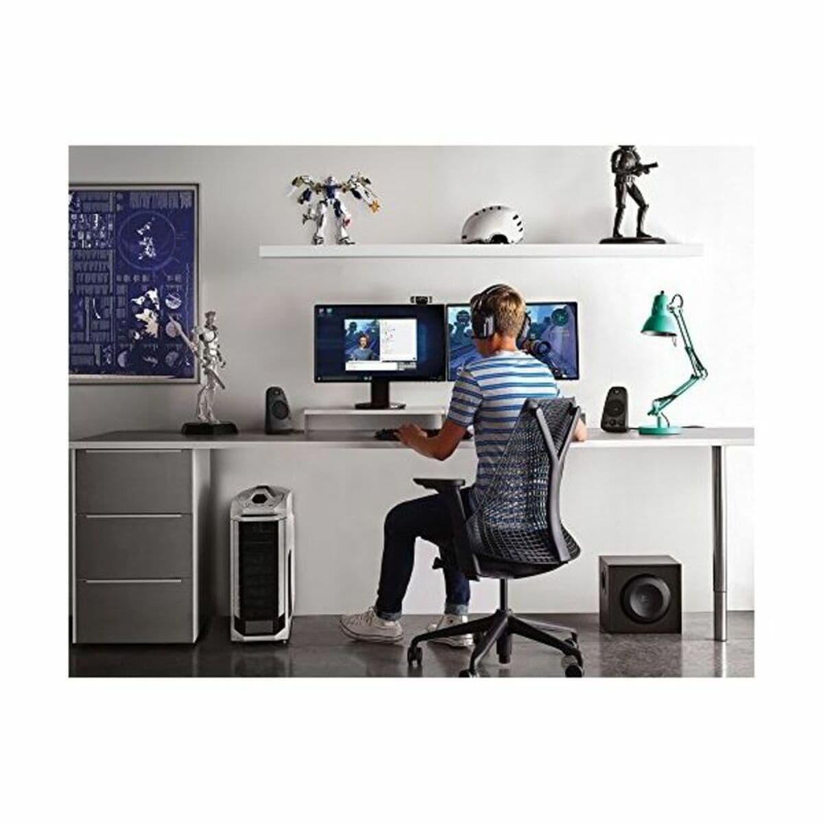 Gaming Högtalare Logitech 980-001256 2.1 Svart 200W - Image 12