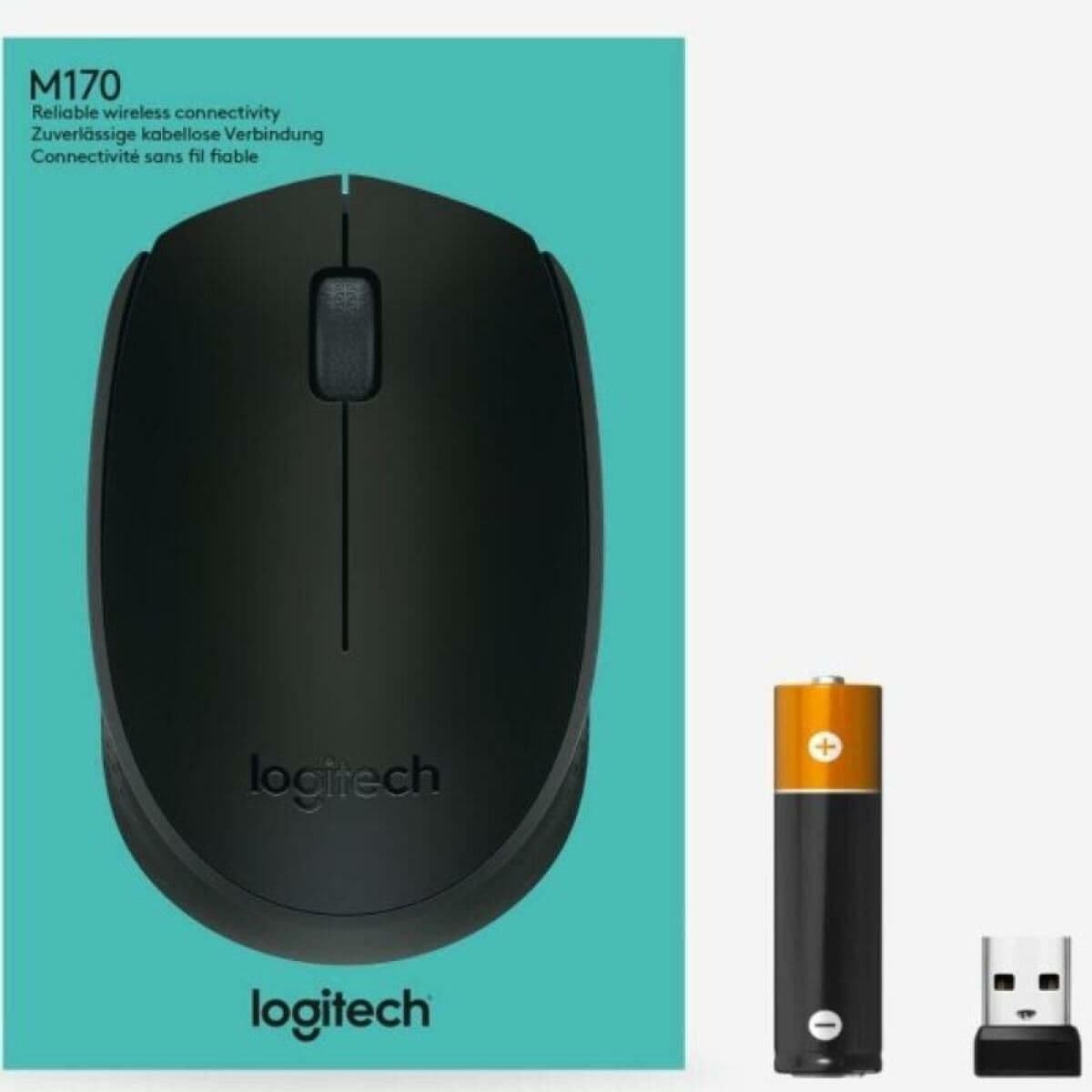 Drahtlose optische Maus Logitech B170 Schwarz - Image 11