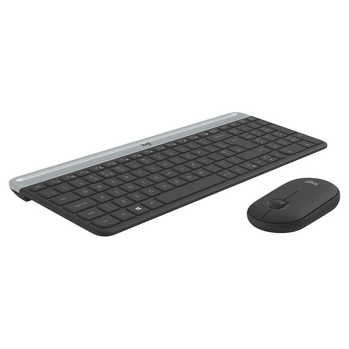 clavier et souris Logitech 920-009190 Noir Gris Français AZERTY - Image 2