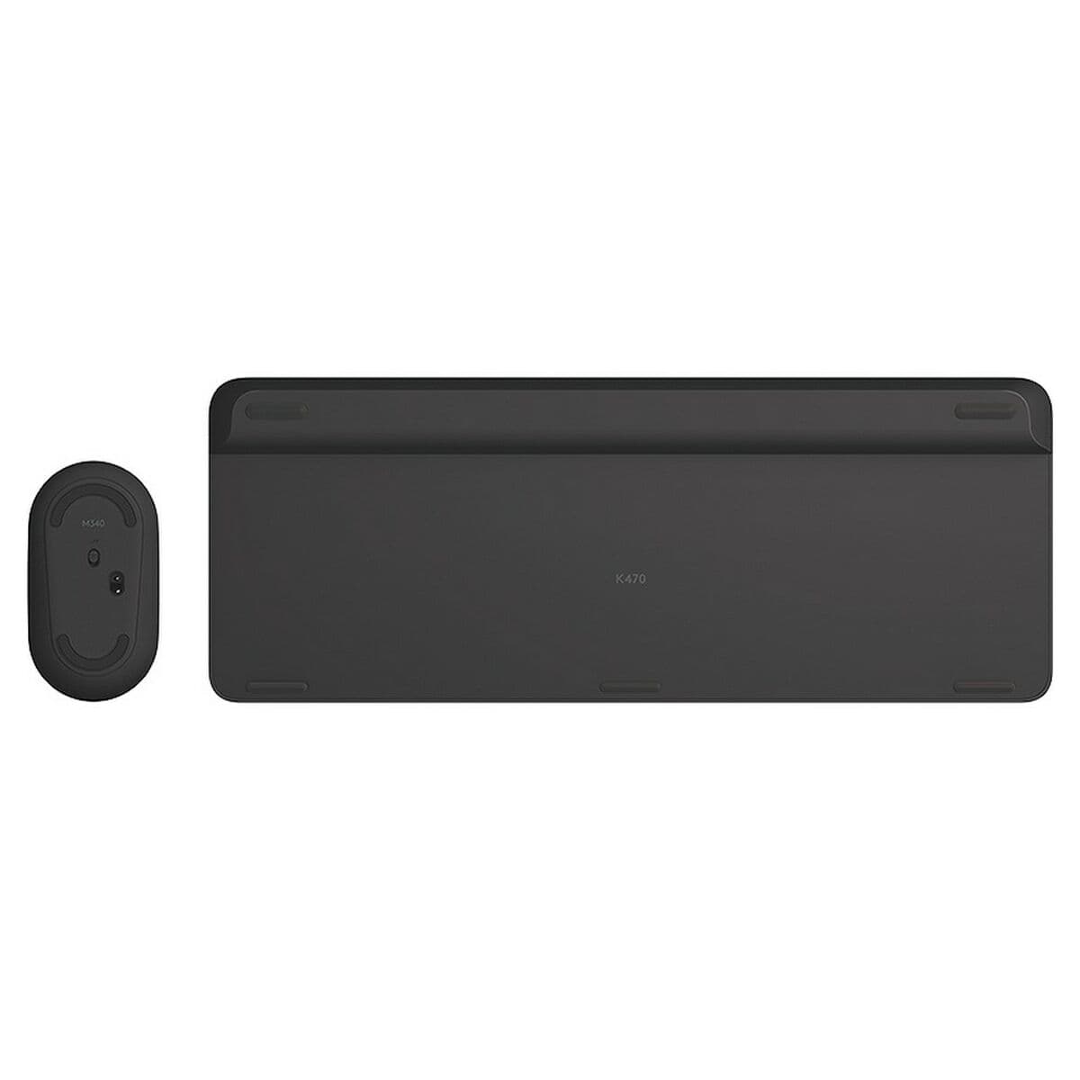 clavier et souris Logitech 920-009190 Noir Gris Français AZERTY - Image 5