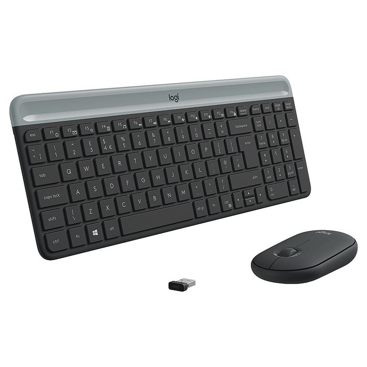 clavier et souris Logitech 920-009190 Noir Gris Français AZERTY - Image 6